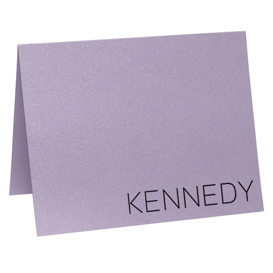 Kennedy Folded Shimmer Note Cards